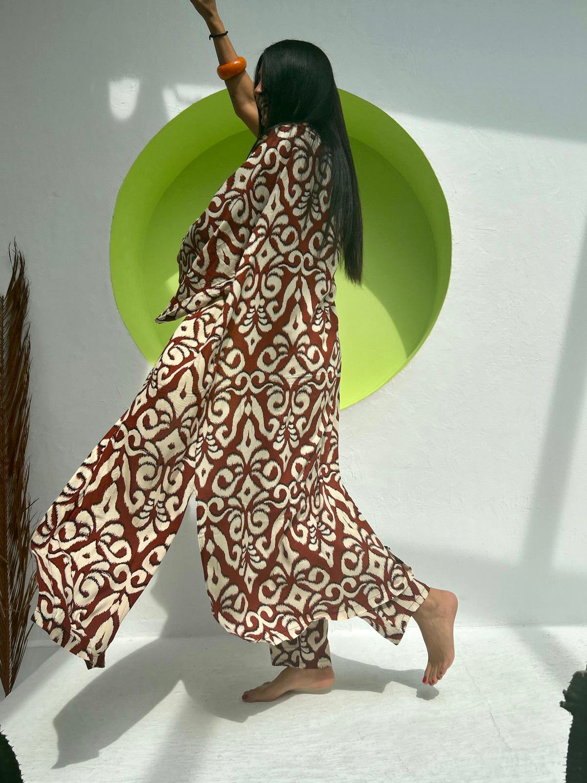 Amanda Ikat - Kimono largo