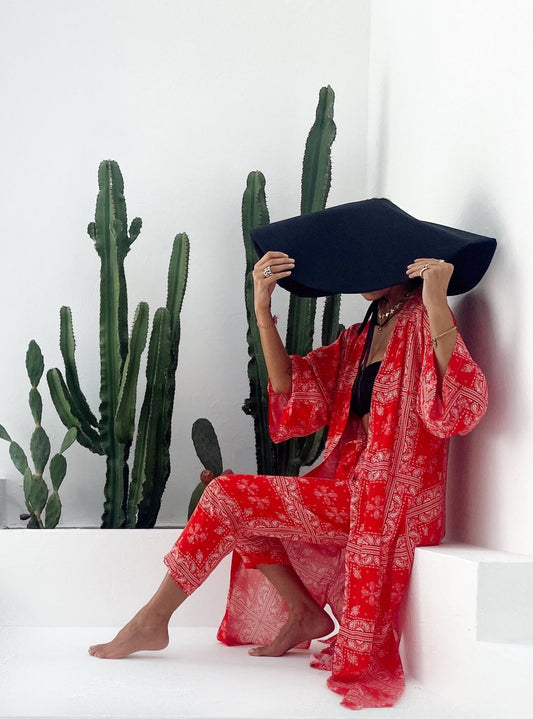 Colorful Bandana - Uzun Kimono