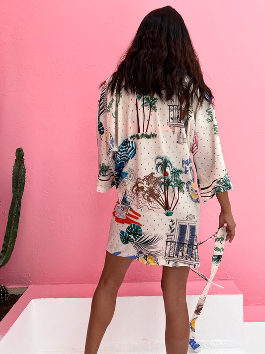 Colorful Summer - Kısa Kimono