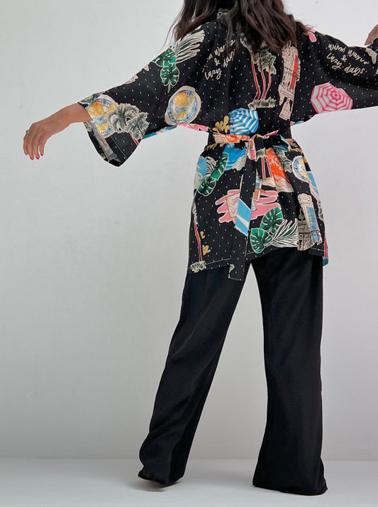 Dark Summer - Kısa Kimono