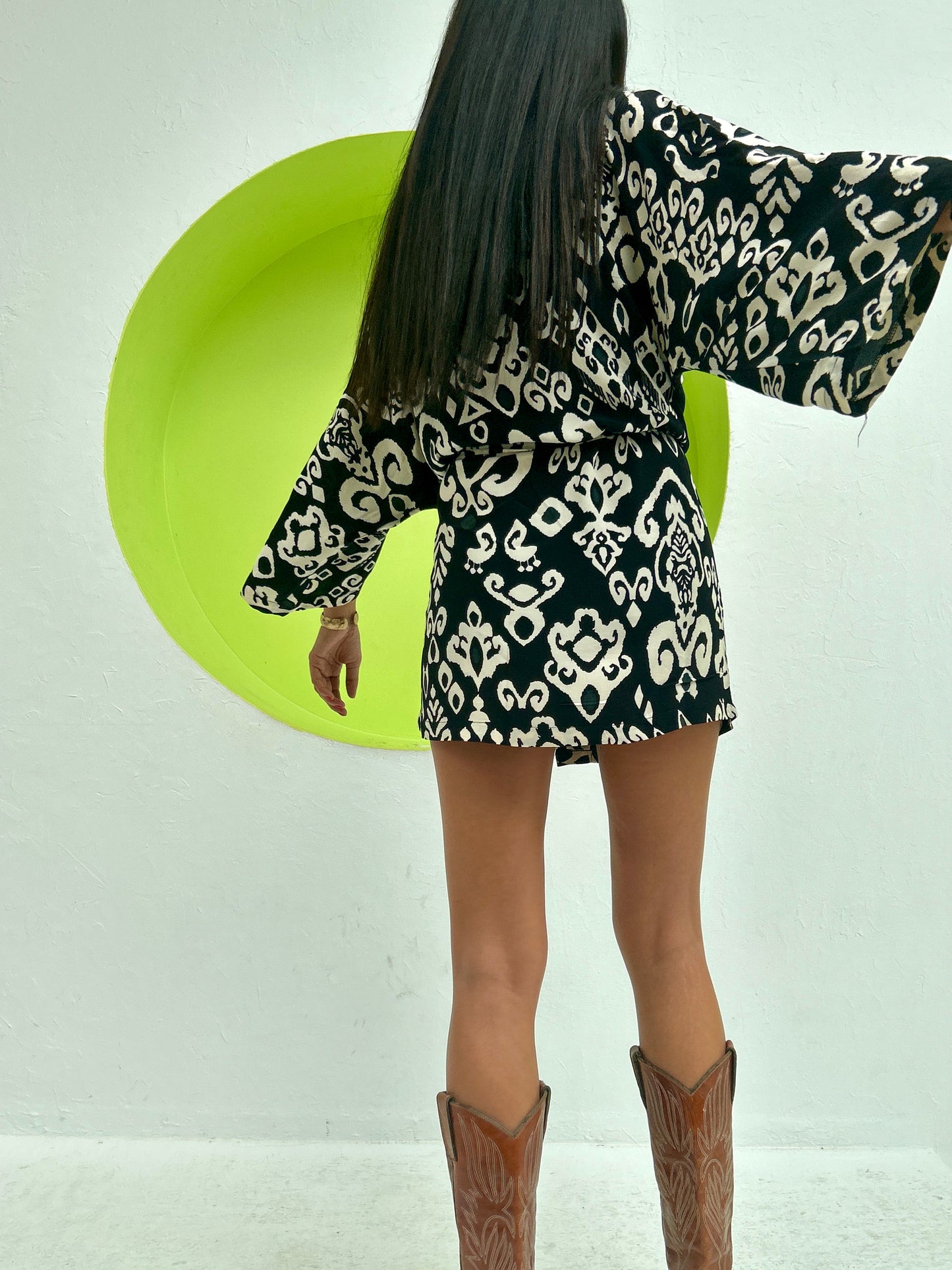 Emma Ikat - Kimono corto