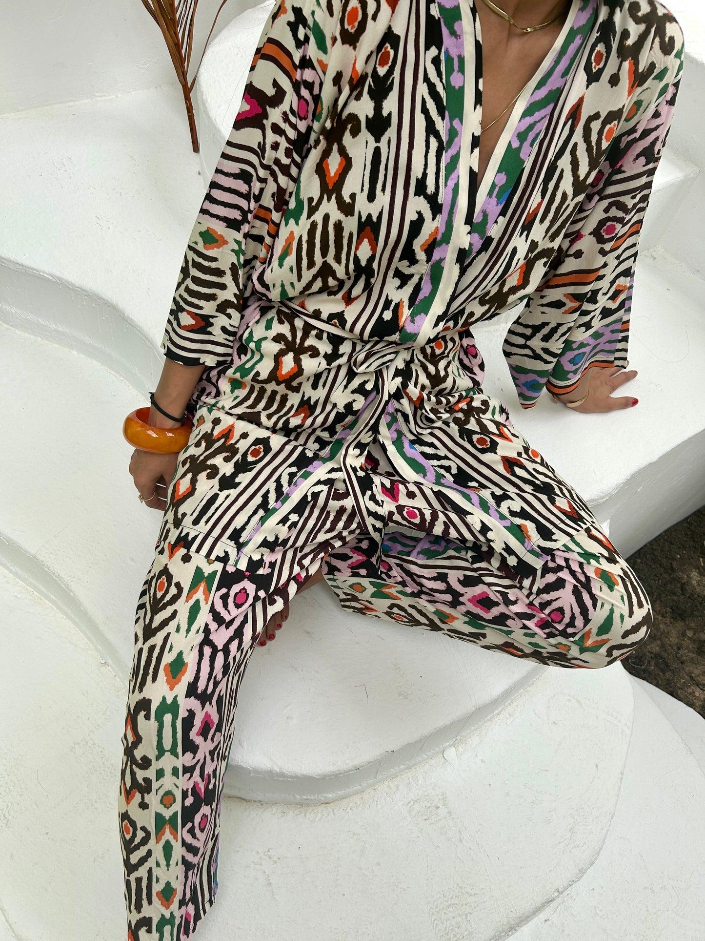 Verónica Ikat - Kimono Corto