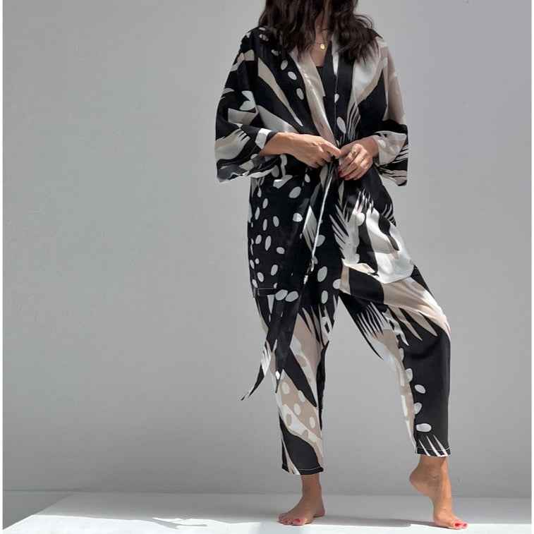 White Dots - Kısa Kimono