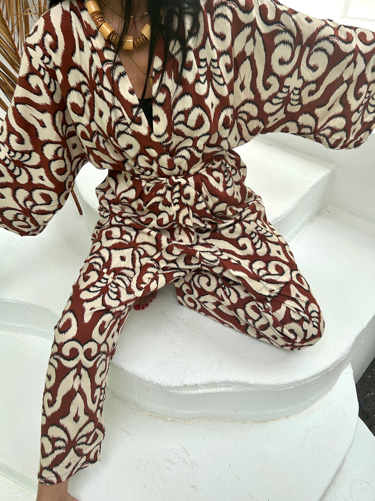 Amanda Ikat - Kimono corto