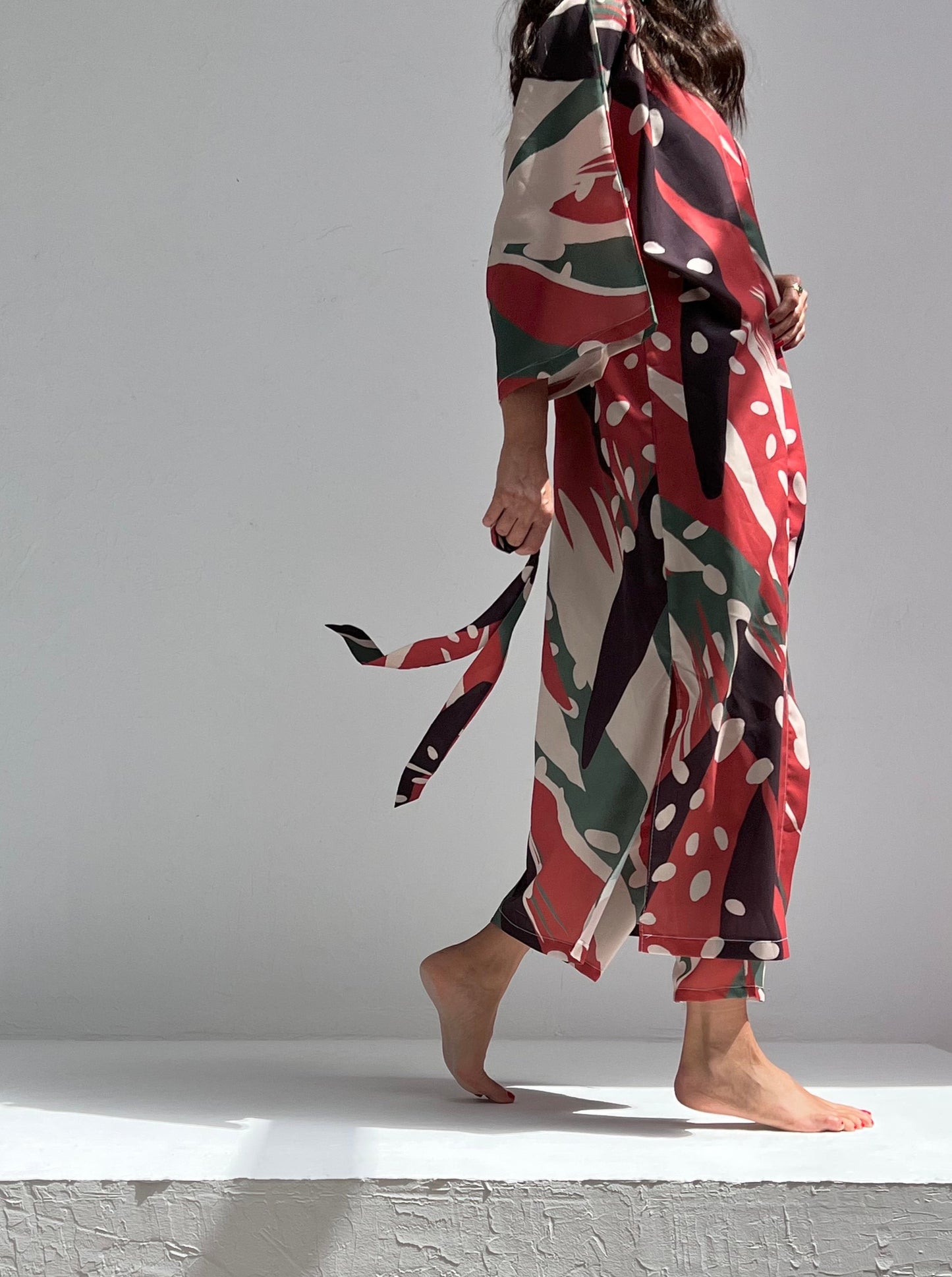 Mezcla de colores - Kimono largo