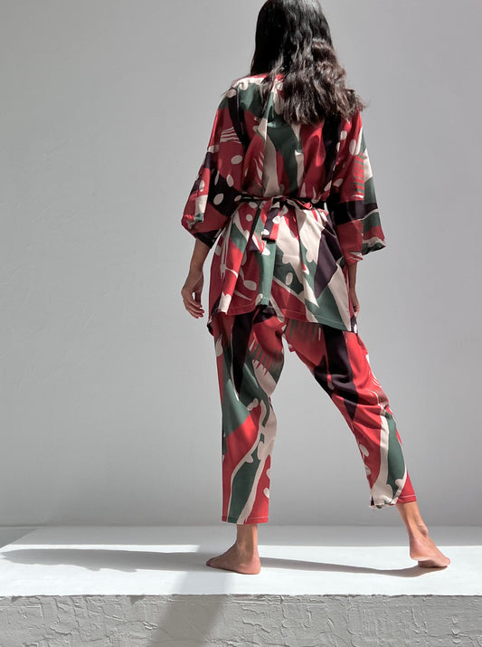 Mezcla de colores - Kimono corto